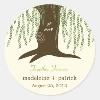 Willow Tree Favour Sticker