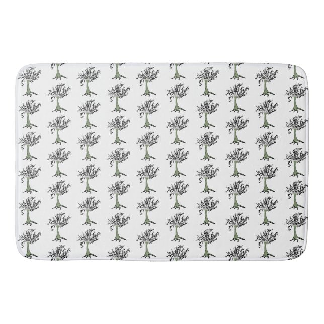 willow tree illustration bath mat (Front)