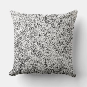 Willow tree leaves. Abstract art of Nature Cushion
