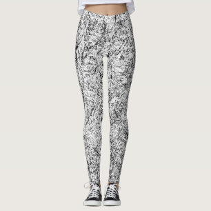 Willow tree leaves. Abstract art of Nature Leggings