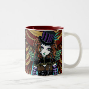"Willow" Victorian Steampunk Circus Faery Mug