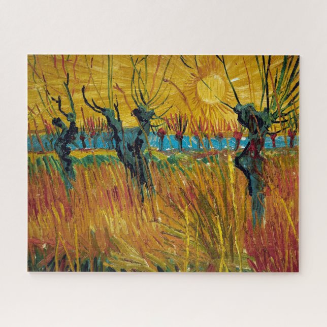 Willows at Sunset | Van Gogh | Jigsaw Puzzle (Horizontal)