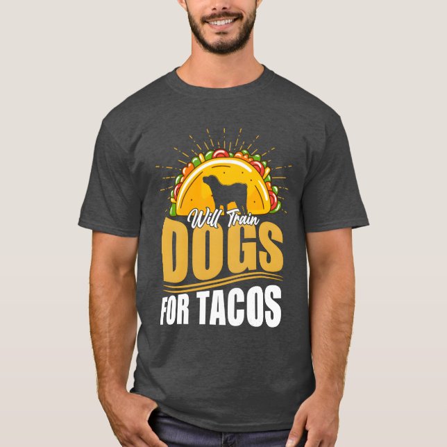 Willrain Dogs Foracos Dograiner Job Saying friends T-Shirt (Front)