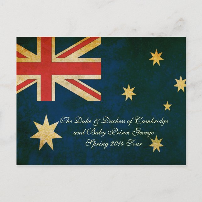 Wills Kate Baby George Australia 2014 Postcard (Front)