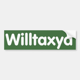 Willtaxya - Wakulla Has Been Renamed Bumper Sticker