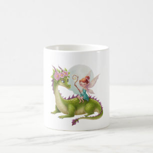 "Willy Fairy on Vibrant Dragon" Coffee Mug