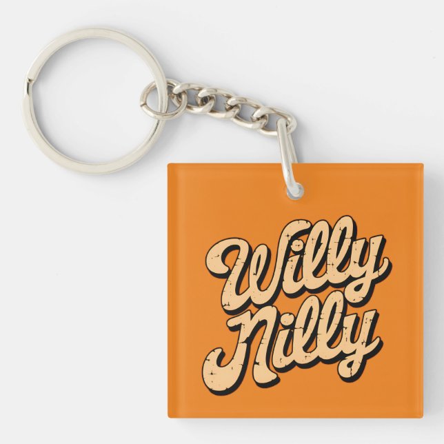 Willy nilly  key ring (Front)