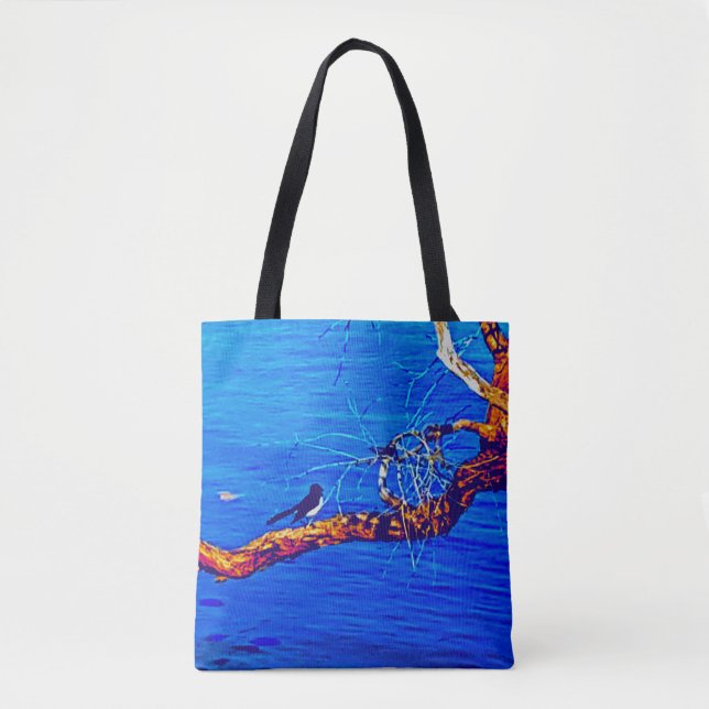 Willy Wagtail Tote Bag (Front)