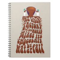 Willy Wonka Chocolate Waterfall Typography