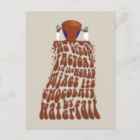 Willy Wonka Chocolate Waterfall Typography