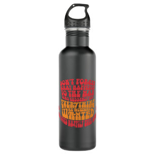 Willy Wonka Hat Typography 710 Ml Water Bottle
