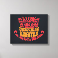 Willy Wonka Hat Typography