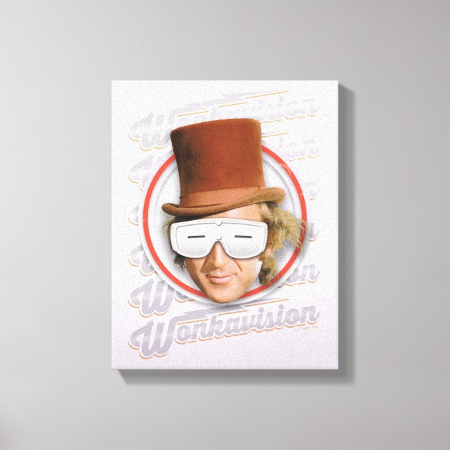 Willy Wonka in Wonkavision Goggles Canvas Print (Front)