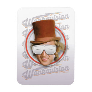 Willy Wonka in Wonkavision Goggles Magnet