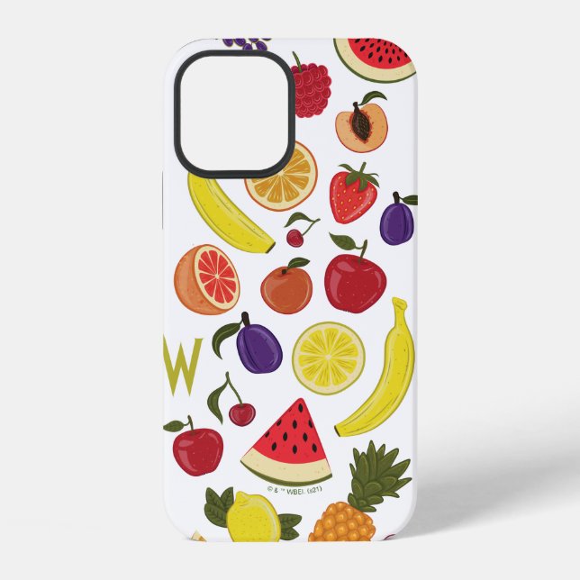 Willy Wonka Lickable Wallpaper Pattern iPhone Case (Back)