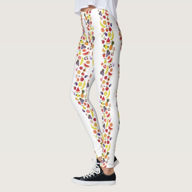 Willy Wonka Lickable Wallpaper Pattern Leggings (Left)