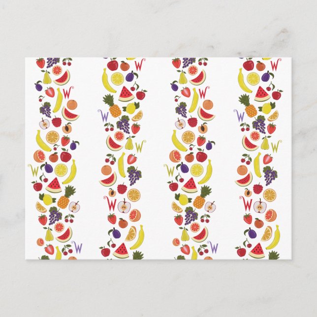 Willy Wonka Lickable Wallpaper Pattern Postcard (Front)