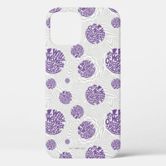 Willy Wonka Logo Psychedelic Graphic iPhone 12 Case