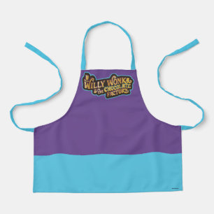 Willy Wonka & the Chocolate Factory Logo Apron