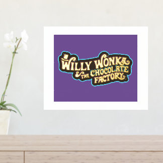 Willy Wonka & the Chocolate Factory Logo Foil Prints