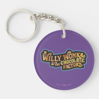 Willy Wonka & the Chocolate Factory Logo Key Ring