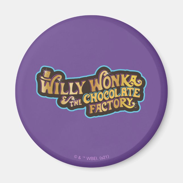 Willy Wonka & the Chocolate Factory Logo Magnet (Front)