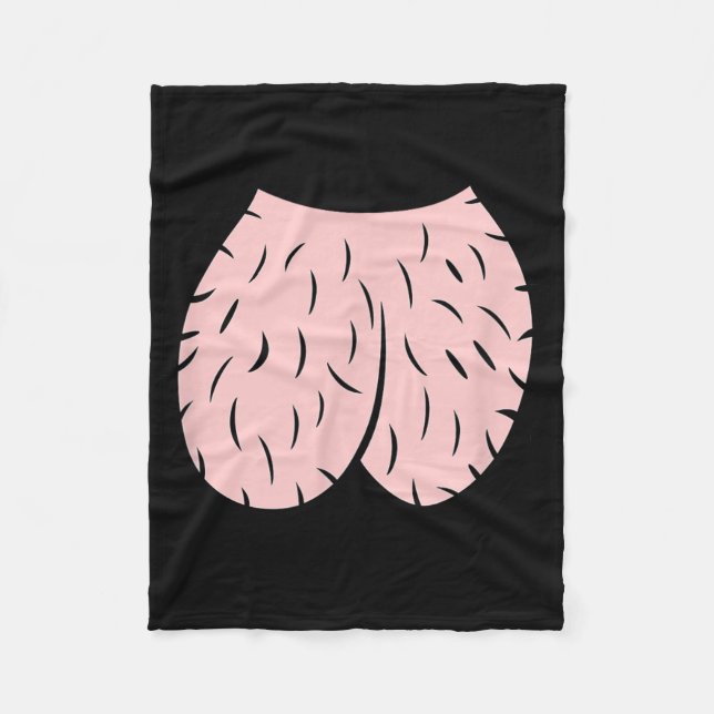 Willyhead Nuts Men Funny Joke Halloween Costume  Fleece Blanket (Front)