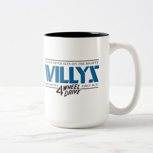 Willys 4WD Blue Mug (Right)