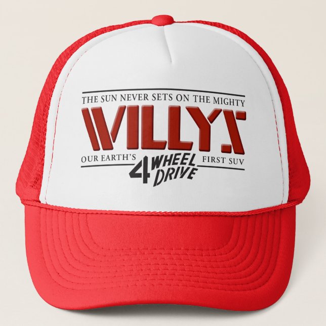Willys 4WD Red Hat (Front)