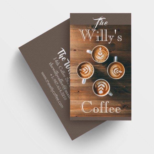 Willy's Coffee Shop Business Card (Creator Uploaded)