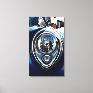 Willys coupe front light canvas print
