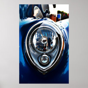 Willys coupe front light poster