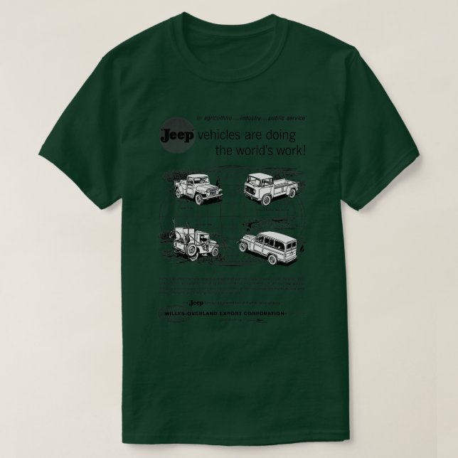 WILLYS OVERLAND  T-Shirt (Design Front)