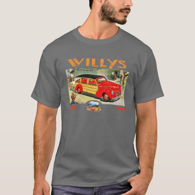 Willys woody wagon T-Shirt (Front)