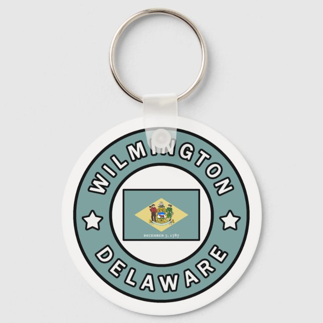 Wilmington Delaware Key Ring (Front)