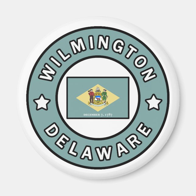 Wilmington Delaware Magnet (Front)