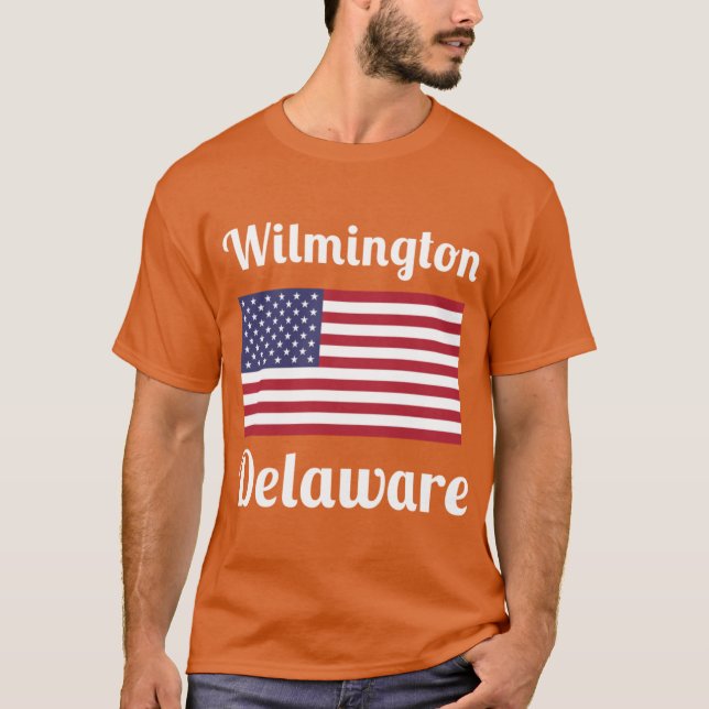 Wilmington Delaware Stylish Prints1 T-Shirt (Front)