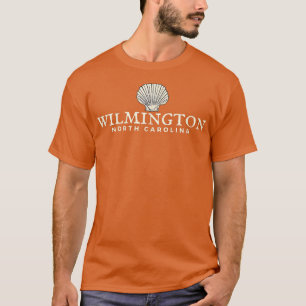 Wilmington NC T-Shirt, North Carolina Ocean Shell  T-Shirt