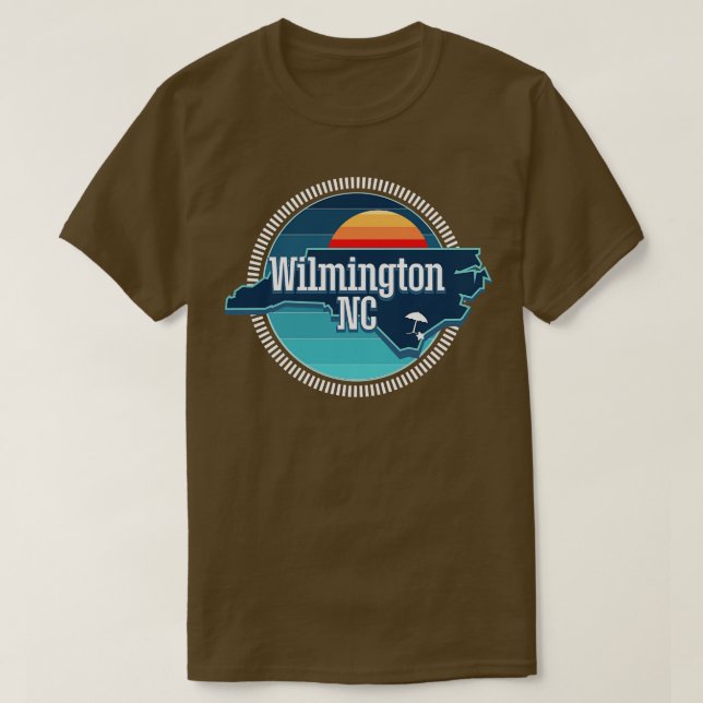 Wilmington NC The BLUE T-Shirt (Design Front)