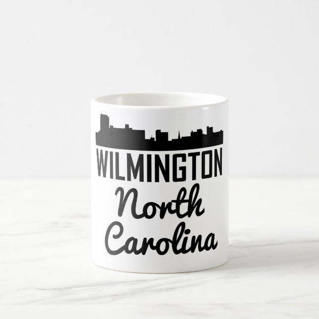 Wilmington North Carolina Skyline Coffee Mug (Center)