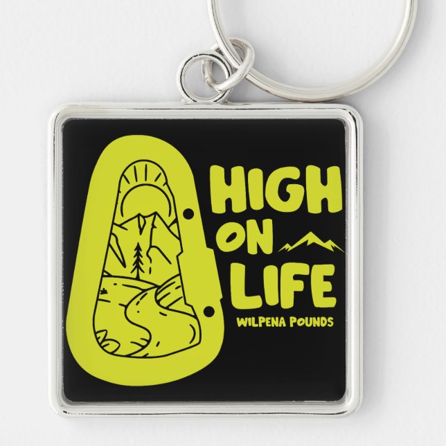 Wilpena Pounds Alpinism Mountaineering Key Ring (Front)