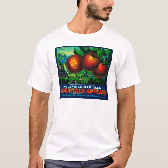 Wilshire's Oak Glen Apple Crate Label T-Shirt (Front)