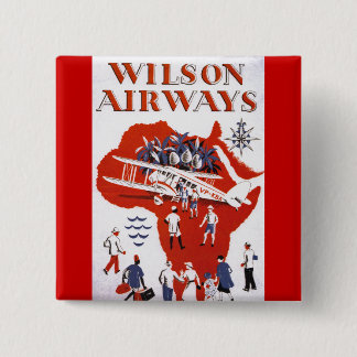 Wilson Airways ~ Africa 15 Cm Square Badge