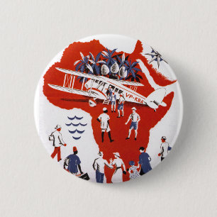 Wilson Airways ~ Africa 6 Cm Round Badge