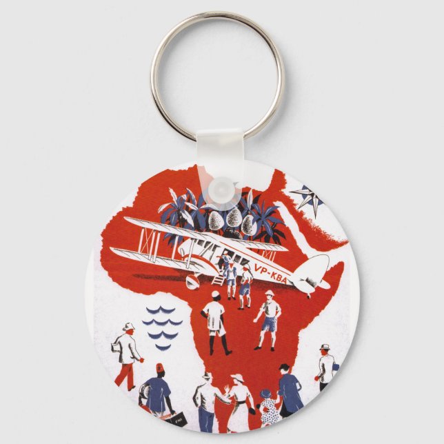 Wilson Airways ~ Africa Key Ring (Front)