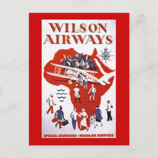 Wilson Airways ~ Africa Postcard