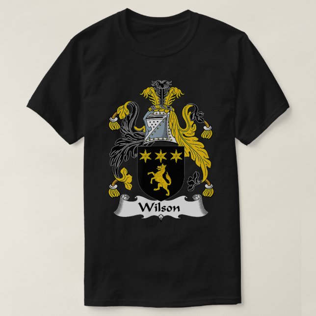 Wilson Coat of Arms  Family Crest  T-Shirt (Design Front)