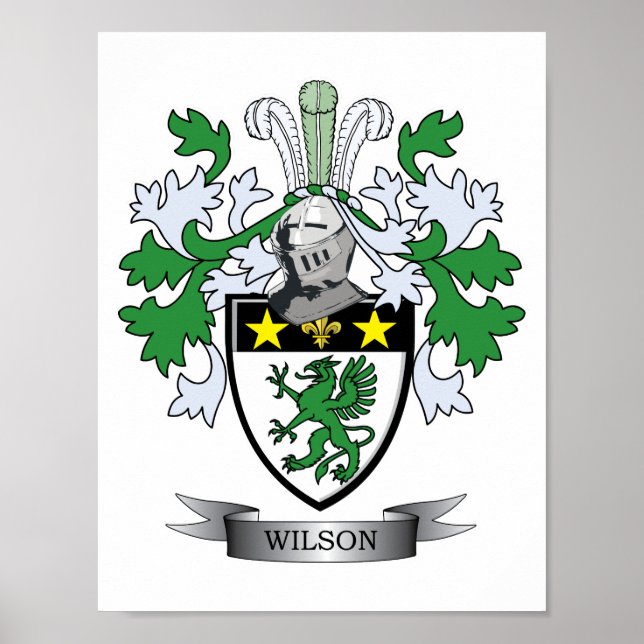 Wilson Coat of Arms Poster (Front)