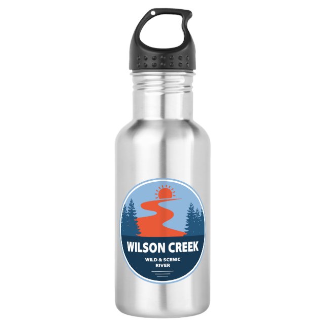 Wilson Creek Wild And Scenic River North Carolina 532 Ml Water Bottle (Front)