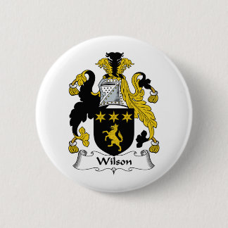 Wilson Family Crest 6 Cm Round Badge